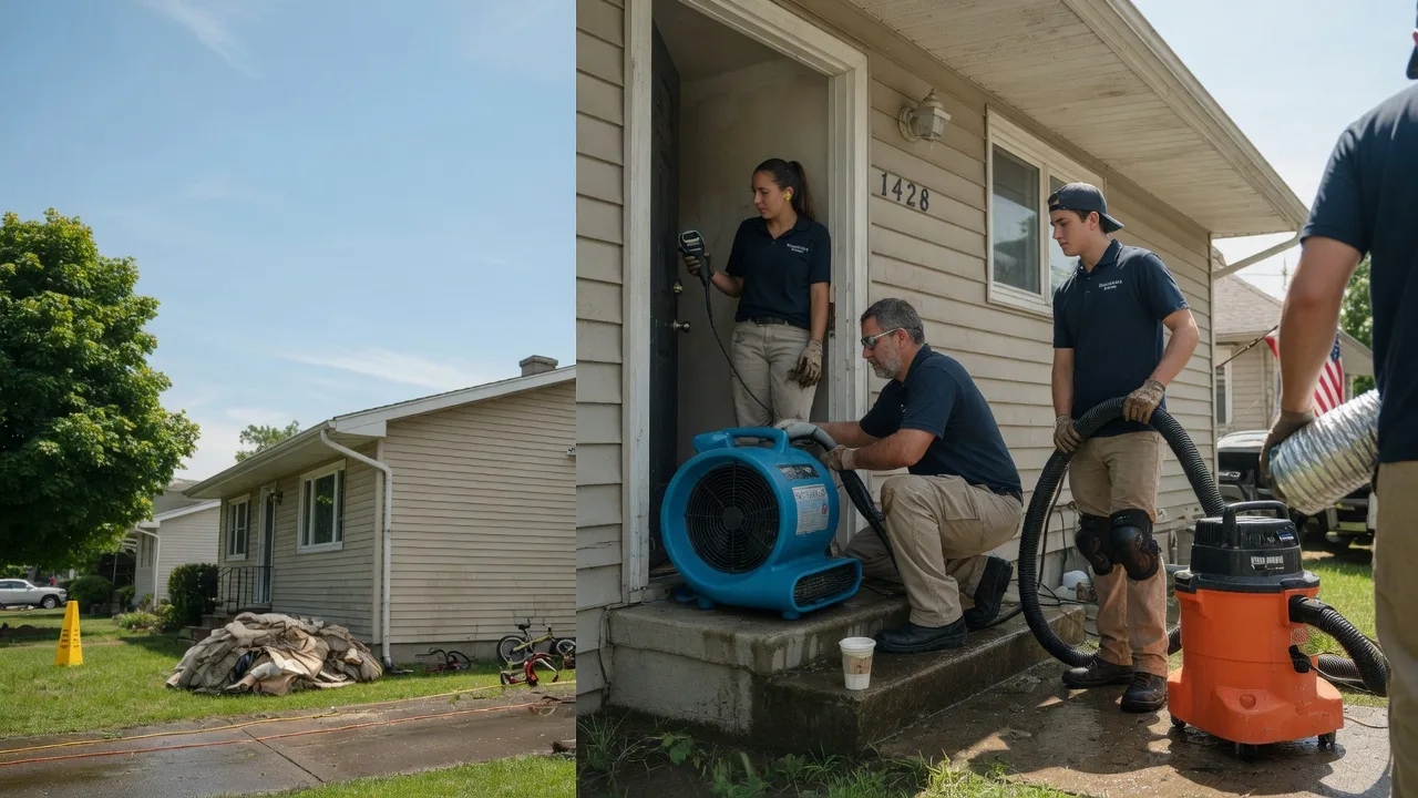 Water Damage Restoration in New Goshen, IN near me